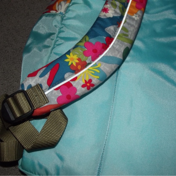 L.L. Bean Floral Patterned Backpack - Picture 3 of 9